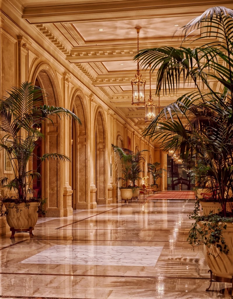Luxury Hotel Lobby