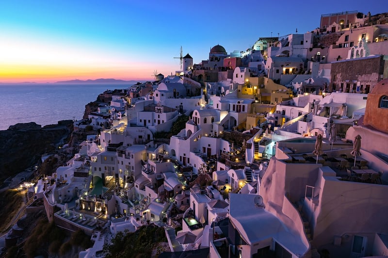 Santorini, Greece Sunset